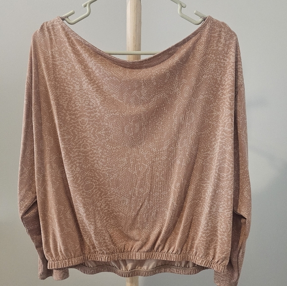 Express Tops - Express Tan Long Sleeve Top